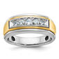 Mens Gentlemens Classics(tm) 14kt. Two Tone 1/2ctw. Diamond Ring - image 1