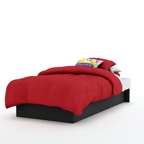 South Shore Libra Twin Platform Bed - Black