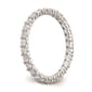 Pure Fire 14kt. White Gold Lab Grown Diamond Shared Prong Band - image 4