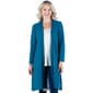 Womens 24/7 Comfort Apparel Waffle Long Sleeve Cardigan - image 4