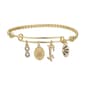 Shine Family Cubic Zirconia Infinity & Tree Twist Bangle Bracelet - image 1