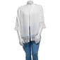 Plus Size NY Collection Solid Crochet Lace Cuff Pleated Cardigan - image 1