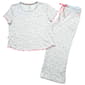 Womens Ocean Pacific Short Sleeve Flowers Pajama Set - image 2