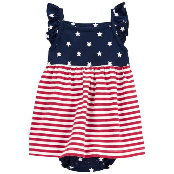 Baby Girl &#40;NB-24M&#41; Carters&#40;R&#41; Stars & Stripes Bodysuit Dress