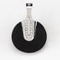 Wearable Art Silver Jet Charm Slider Enhancer - image 1