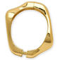 14kt. Gold Plated Wave Bangle Bracelet - image 1