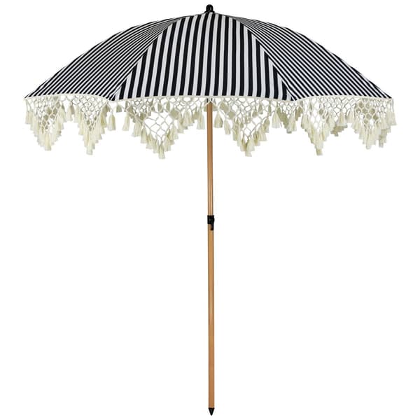 Northlight Seasonal 6.5ft. Striped Outdoor Tilt Market Umbrella