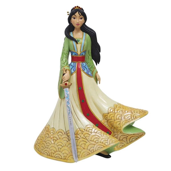 Jim Shore Disney Traditions Mulan Deluxe Princess Figurine - image 