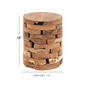 9th & Pike&#174; Brown Teak Natural Side Table - image 7