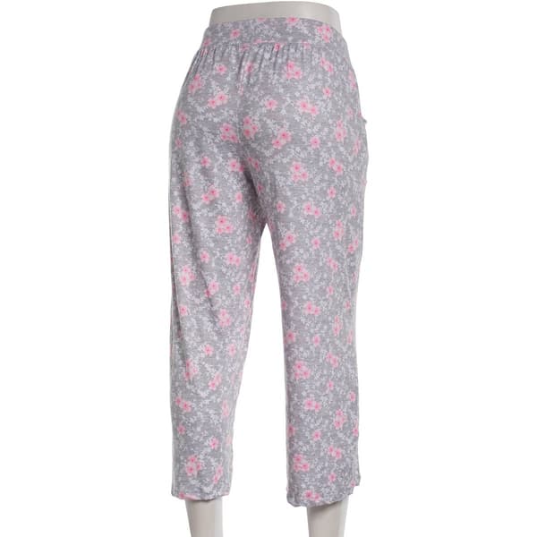Womens René Rofé® Ditsy Floral Capri Pajama Pants