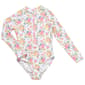 Girls (7-16) Angel Beach Floral Rashguard One Piece Swimsuit - image 1
