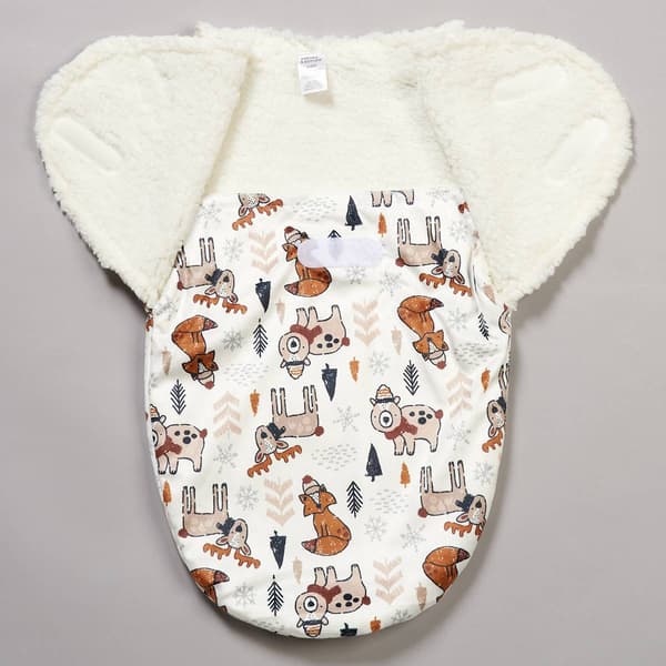 Sandy & Simon® Forest Animal Swaddle Blanket