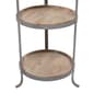9th & Pike® Grey Metal Industrial Accent Table - image 5