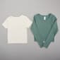 Girls &#40;7-12&#41; Yogalicious 2pk. Seamless Short & Long Sleeve Tops - image 1