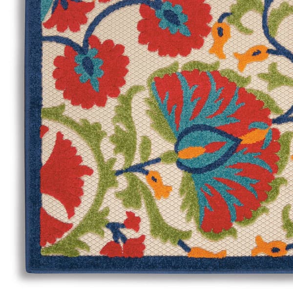 Nourison Aloha Bloom Vines Transitional Indoor/Outdoor Area Rug