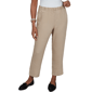 Womens Alfred Dunner Travel Advisory Crinkle Texture Ankle Pant - image 1