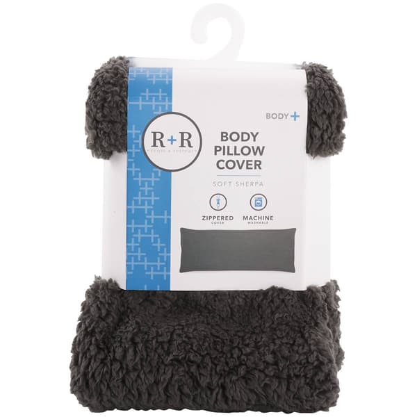 Sherpa Body Pillow Cover - image 