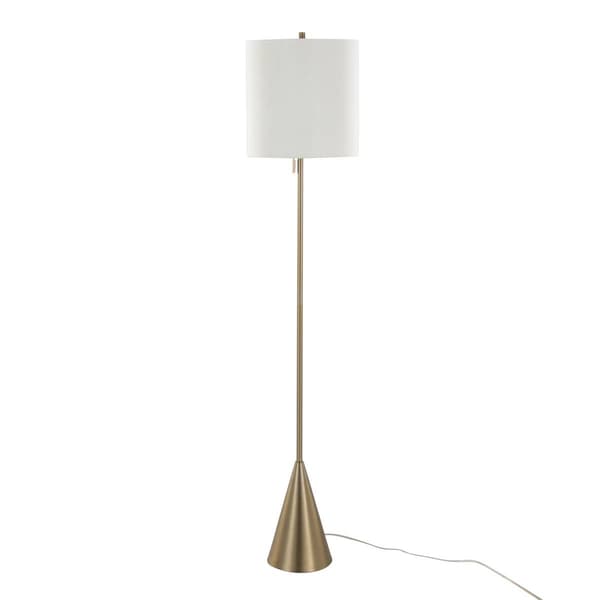 LumiSource Cone 64in. Contemporary Metal Floor Lamp - image 