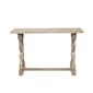 9th & Pike(R) Brown Wood Farmhouse Console Table - image 1