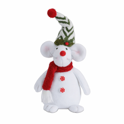 Melrose Holiday Plush Mouse Décor - Set of 2