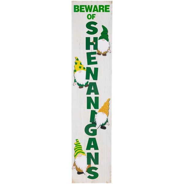 Northlight Seasonal Shenanigans St. Patrick''s Day Porch Sign