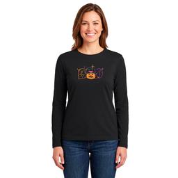Womens MCC Sportswear Boo Pumpkin Long Sleeve Tee