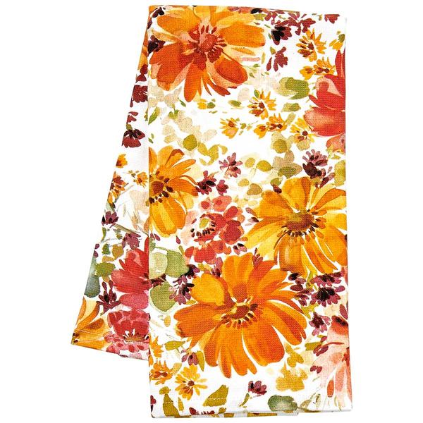 Autumn Joy Floral Toss Dual Purpose Kitchen Towel - image 