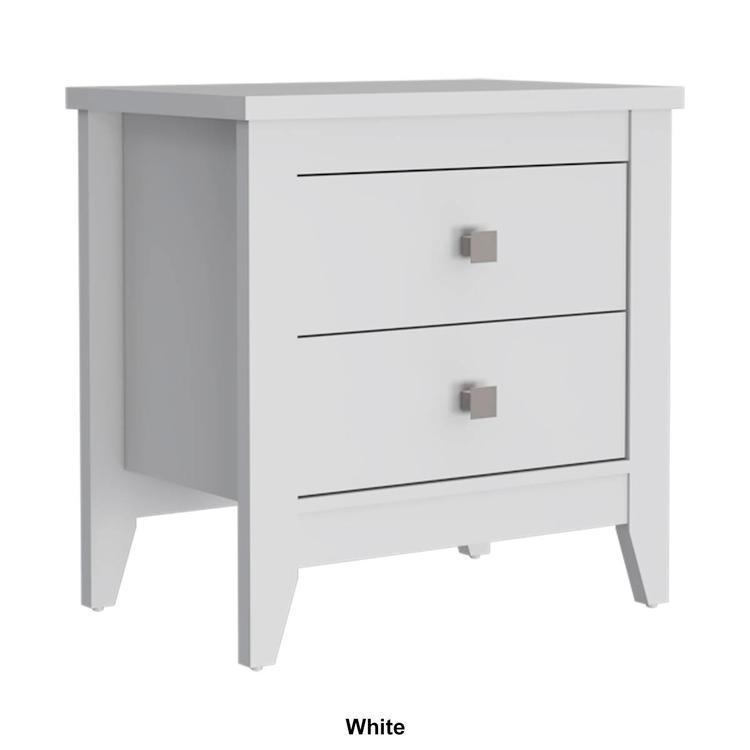 FM FURNITURE Breeze 2-Drawer Nightstand