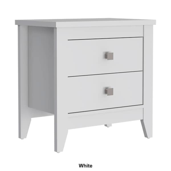 FM FURNITURE Breeze 2-Drawer Nightstand