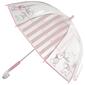 Girls Laura Ashley&#40;R&#41; Stripe Besties Scottie Clear Umbrella - image 1
