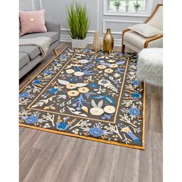 Rugs America™ Valentina Gardenia Floral Transitional Area Rug