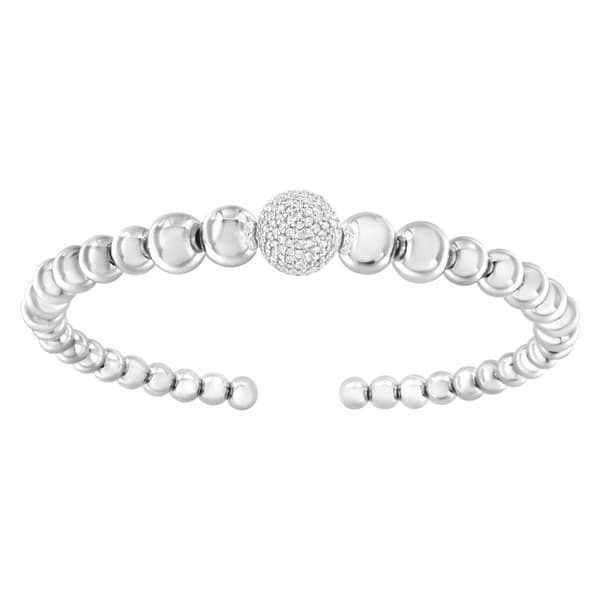 Diamond Classics™ Sterling Silver Ball Bead Cuff Bracelet