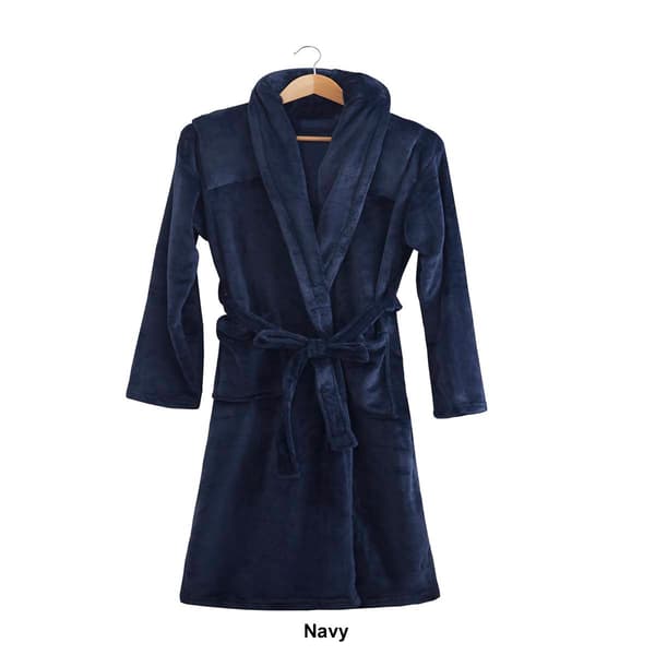Sutton Home Weighted Long Sleeve Velvet Robe
