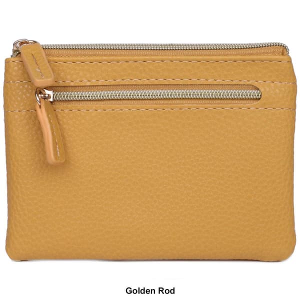 Womens Buxton Large Solid ID Coin Wallet