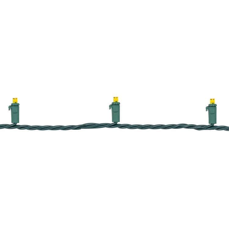 Northlight Seasonal 100ct. LED Green Wire Yellow Christmas Lights