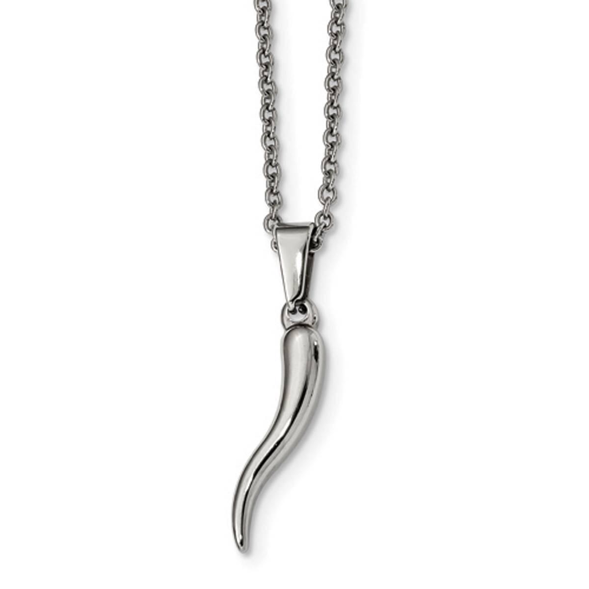Mens Gentlemen’s Classics™ Stainless Steel Italian Horn...