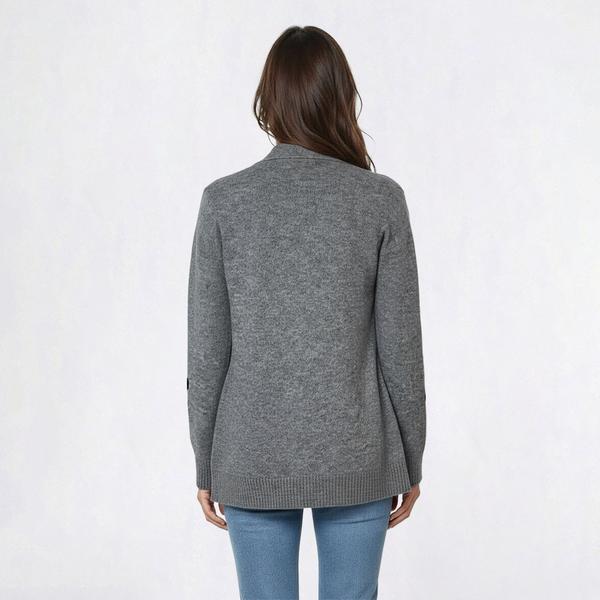 Womens Hanna & Gracie Long Sleeve Floral Open Front Cardigan