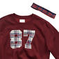 Juniors No Comment NYC Fleece Crew Neck With Headband- Maroon - image 4