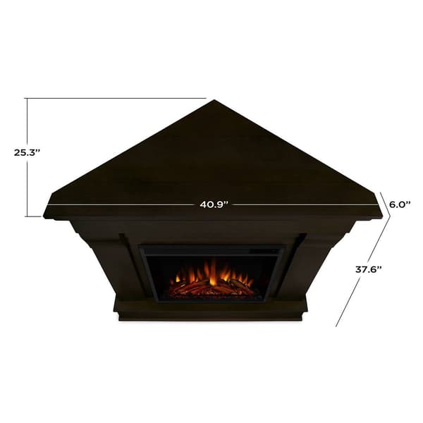 Real Flame Chateau Corner Electric Fireplace