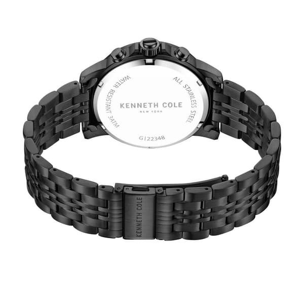 Mens Kenneth Cole&#174; New York Black/Black Dial Watch - KCWGI2234802