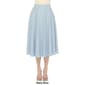 Womens White Mark Flared Midi Skirt with Pockets - image 6