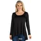 Womens 24/7 Comfort Apparel Long Sleeve Flared Tunic Top - image 3
