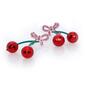 Betsey Johnson Sweetheart Cherry Drop Earrings - image 3