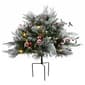 National Tree 18ft. Pre-Lit Snowy Bedford Pine Urn Filler - image 1
