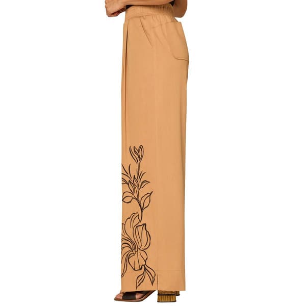 Womens Democracy Skyrise Double Pleat Wide Leg Glider Pants