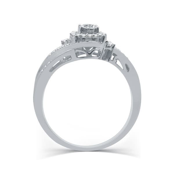 Loveblooms&#8482; Sterling Silver 1/3ctw. Diamond Bridal Set