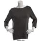 Womens Leo & Nicole 3/4 Sleeve Bateau Yarn Sweater - image 5