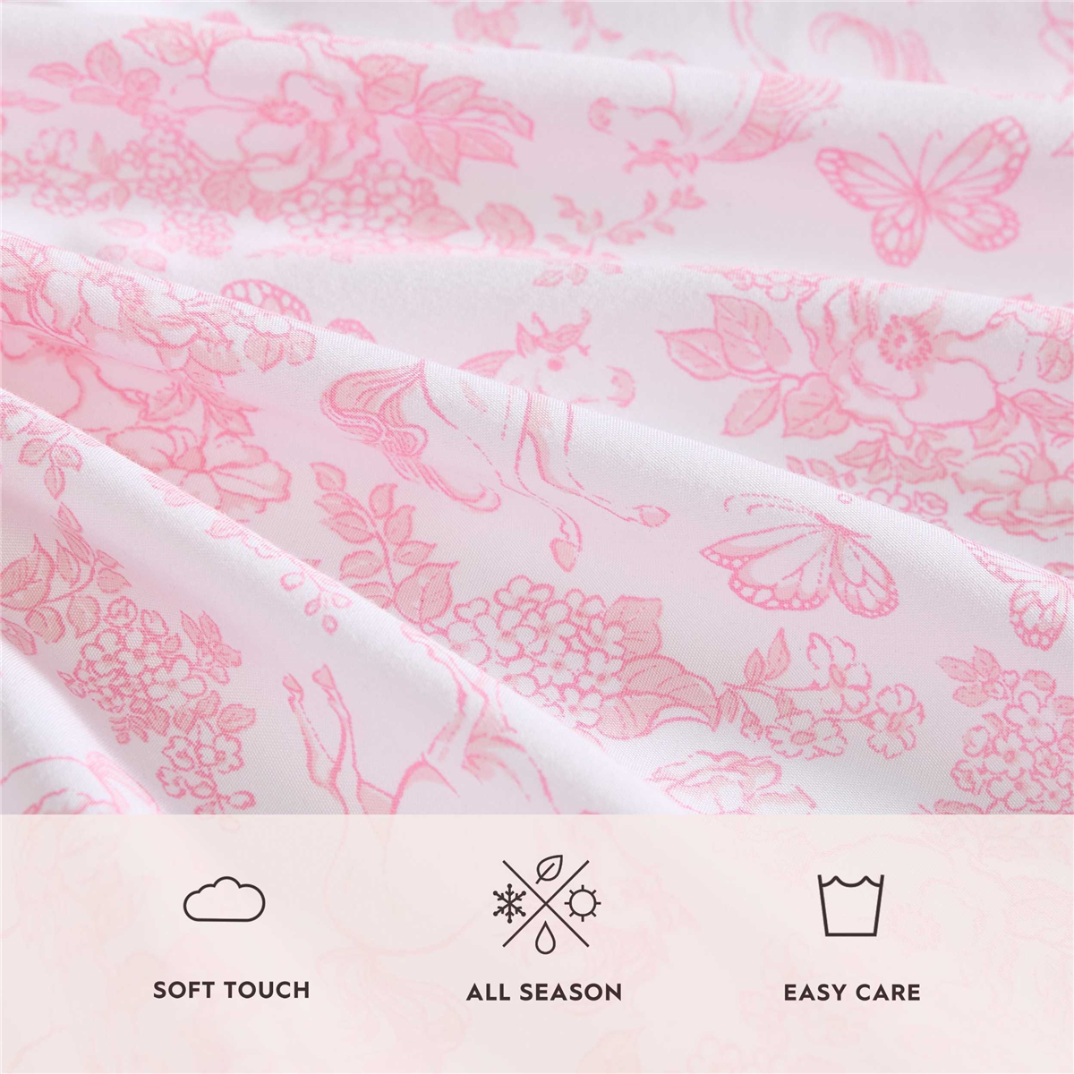 Laura Ashley® Kids Toile Unicorn Sheet Set