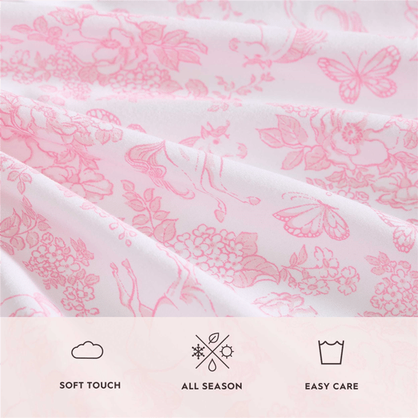 Laura Ashley® Kids Toile Unicorn Sheet Set