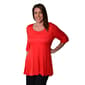 Plus Size 24/7 Comfort Apparel Elbow Sleeve Top - image 1